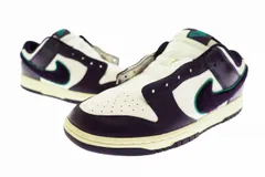 ナイキ NIKE Dunk Low Retro Chenille Swoosh Grand Purple ダンク ロー シェニール スウッシュ グランド パープル DQ7683-100 27.5 紫 パープル ブランド古着ベクトル 中古▲■251120