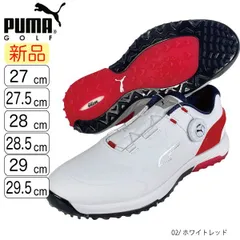 【新品・未使用】 プーマゴルフ ゴルフシューズ アルファキャットニトロディスクスパイクレスシューズ 378920-1 ホワイトレッド  27.0 27.5 28.0 28.5 29.0 29.5 大きいサイズ有 PUMA