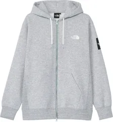 ザ・ノース・フェイス THE NORTH FACE アウトドア スクエアロゴフルジップ Square Logo Full Zip トップス スウェット シャツ メンズ レディース キャンプ レジャー  NT62349 Z2 ミックスグレー2