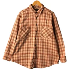 古着 90~00年代 セントジョンズベイ ST.JOHN'S BAY 長袖 フランネルチェックシャツ メンズXL相当 ヴィンテージ/eaa602278