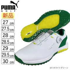 【新品・未使用】 プーマゴルフ ゴルフシューズ アルファキャットニトロディスクスパイクレスシューズ 378920 ホワイトグリーン 27.0 27.5 28.0 28.5 29.0 29.5 30.0 大きいサイズ有 PUMA