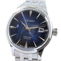717 稼動 SEIKO 時計 メンズ プレサージュ 4R35-01T0 ブルー - メルカリ