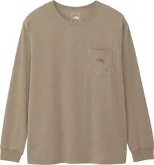 ザ・ノース・フェイス THE NORTH FACE アウトドア ロングスリーブハイカーズティー メンズ レディース 長袖 Tシャツ トップス 普段着 日常使い キャンプ 軽量 抗菌防臭 UVケア 紫外線カット ロゴ入り  NT62501 MR マッシュルーム