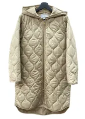 エマテイラー Emma Taylor 美シルエット 3way キルティング フードコート ミモレ丈 ライナー ボア フーディ BEIGE EM202110058R4 コート 無地 ベージュ SIZE36 104LT-257