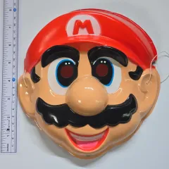 スーパーマリオ 日本 プラスチック マスク レトロ文具 ヴィンテージ レトロ 1987
