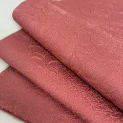 色無地 一つ紋 花唐草の地模様 正絹 着物 MK-1599