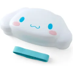 【新品・送料無料】 サンリオ フェイス形ランチボックス シナモロール(シナモン) お弁当箱 (320ml 中子付き お名前シール ランチベルト) 627917