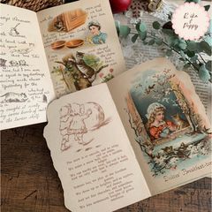 ヴィンテージ絵本 ヴィクトリアン Toy Book ミニ絵本 2冊セット Baby's