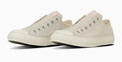 【CONVERSE】ALL STAR SLIP FE OX PALEWHITE/LIGHTPINK (23cm-25.5cm) コンバース オールスター スリップ  ペールホワイト/ライトピンク  紐なし キャンバス スニーカー シューズ 大人靴 ローカット