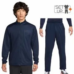 ナイキ ジャージ メンズ 上下 NIKE トータリティ Dri-FIT 長袖ジャケット ロングパンツ セットアップ スポーツウェア 男性 上下組 軽量 ドライ 速乾 トレーニング ランニング  ヨガ 運動 服 紺 ネイビー/FV8963-451-SET