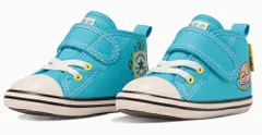 【SALE】【CONVERSE】 BABY ALL STAR N TAMAGOTCHI V-1 7SD782 ブルー ベビー オールスター Ｎ タマゴッチV-1 コンバース カジュアル たまごっち コラボ ハイカット 水色 青色 BLUE 子供靴 赤ちゃん