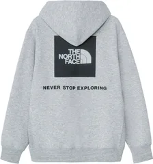 ザ・ノース・フェイス THE NORTH FACE アウトドア バックスクエアロゴフーディ Back Square Logo Hoodie トップス スウェット シャツ メンズ レディース トレーナー パーカー  NT62348 Z2 ミックスグレー2