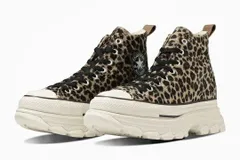 【数量限定】【CONVERSE】ALL STAR  (R) TREKWAVE ANIMALFUR HI 1SD723 レパード コンバース オールスター トレックウエーブ アニマルファー ハイカット カジュアル  レディース 大人靴 動物柄