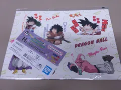 一番くじ ドラゴンボールDRAGONBALL SNAP COLLECTION　H賞　悟空＆魔人ブウ ダイカットステッカー未開封品