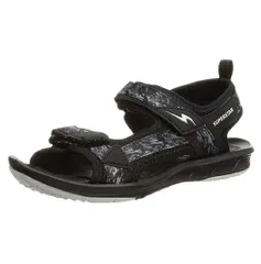 【SALE】【moonstar】super star SS S1041 BLACK ブラック ムーンスター スーパースター サンダル「バネのチカラ・パワーバネ」子供靴 ジュニア 夏 レジャー キッズ 黒