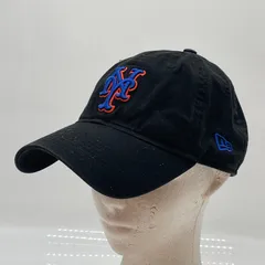 KO3525□ニューエラ 9TWENTY コットン キャップ ニューヨークメッツ ブラック フリーサイズ
