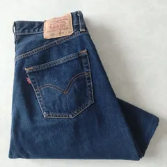 ■古着 Levi's リーバイス 513 濃紺ジーンズ デニムパンツ オーストラリア製 ボタンフライ 実寸W33L30【L5313】