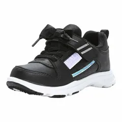 【SALE】【moonstar】LUVRUSH LV 1136 BLACK ブラック ムーンスター ラブラッシュ 子供靴 キッズ スニーカー スーパースター 抗菌防臭 運動会 女の子 黒 ローカット マジックテープ ジュニア シューズ リボン