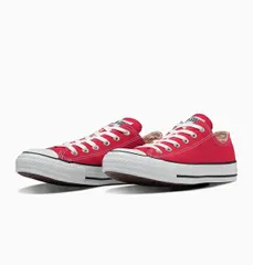 【SALE】【CONVERSE】CANVAS ALL STAR OX M9696 RED コンバース キャンバス オールスター OX レッド ローカット 定番コアカラー レディース メンズ スニーカー JPN 正規品 大人靴