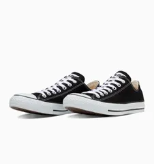 【SALE】【CONVERSE】CANVAS ALL STAR OX M9166 BLACK コンバース キャンバス オールスター OX ブラック ローカット 定番コアカラー レディース メンズ スニーカー JPN 正規品 大人靴