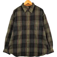 古着 90~00年代 セントジョンズベイ ST. JHON'S BAY 長袖 ヘビーネルチェックシャツ メンズXL相当 ヴィンテージ/eaa483069