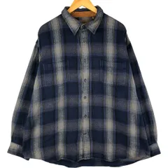 古着 90~00年代 セントジョンズベイ ST. JHON'S BAY 長袖 ヘビーネルチェックシャツ メンズXXL相当 ヴィンテージ/eaa480682