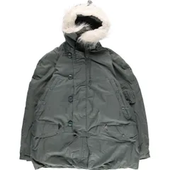 古着 90年代 米軍実品 N-3B ミリタリー フライトジャケット USA製 LARGE メンズL相当 ヴィンテージ/evb030168