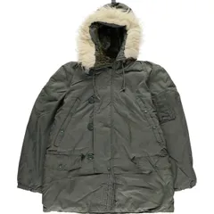 古着 80年代 米軍実品 N-3B ミリタリー フライトジャケット USA製 MEDIUM メンズM相当 ヴィンテージ/evb030400