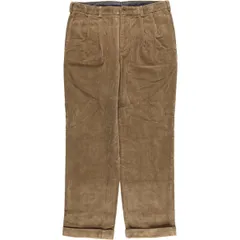 古着 ブルックスブラザーズ Brooks Brothers ELLIOT 太畝 ツータック コーデュロイパンツ メンズw34相当/eaa480419