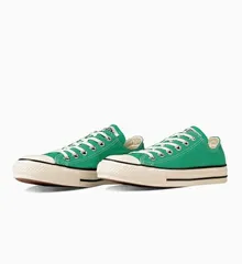 【SALE】【CONVERSE】ALL STAR BURNTCOLORS OX 1SD432 JADE GREEN コンバース オールスター バーントカラーズ ジェイドグリーン レディース シューズ 大人靴 スニーカー ローカット 緑