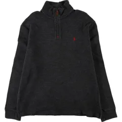 古着 ラルフローレン Ralph Lauren POLO RALPH LAUREN ハーフジップスウェットシャツ トレーナー メンズL相当/eaa418742