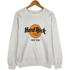 古着 80年代 ヘインズ Hanes HARD ROCK CAFE ハードロックカフェ アドバタイジング スウェットシャツ トレーナー USA製/eaa418878