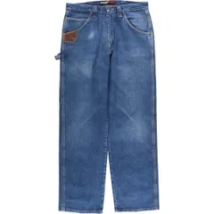 古着 ラングラー Wrangler RIGGS WORK WEAR デニムペインターパンツ メンズw34相当/eaa419845