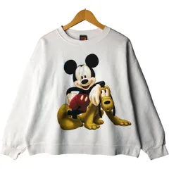 古着 90年代 MICKEY UNLIMITED MICKEY MOUSE ミッキーマウス キャラクタースウェットシャツ トレーナー メンズM相当/eaa418871