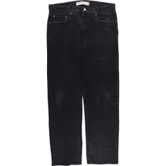 古着 00年代 リーバイス Levi's 505 REGULAR FIT ブラックデニム テーパードデニムパンツ メンズw34相当/eaa419418