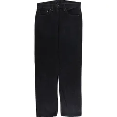 古着 リーバイス Levi's 505 ブラックデニム テーパードデニムパンツ メンズw33相当/eaa419452