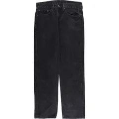 古着 リーバイス Levi's 505 ブラックデニム テーパードデニムパンツ メンズw32相当/eaa419526