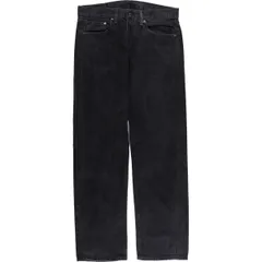古着 リーバイス Levi's 505 ブラックデニム テーパードデニムパンツ メンズw32相当/eaa419882