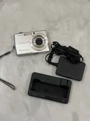 CASIO EXILM EX-Z600 コンパクトデジタルカメラ シルバー 動作確認ok!
