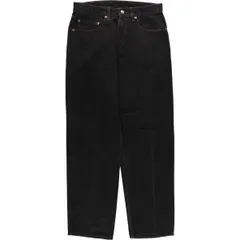 古着 90年代 リーバイス Levi's 550 RELAXED FIT ブラックデニム テーパードデニムパンツ メンズw31相当 ヴィンテージ/eaa419298