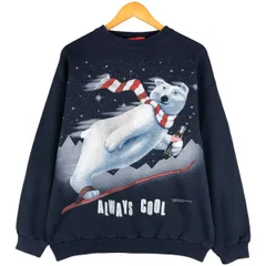 古着 90年代 Coke COCA-COLA コカコーラ 大判プリント アドバタイジング スウェットシャツ トレーナー USA製 メンズL相当/eaa482375