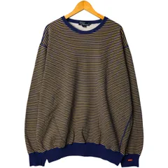 古着 ラルフローレン Ralph Lauren POLO by Ralph Lauren ボーダー柄 スウェットシャツ トレーナー メンズXL相当/eaa482382