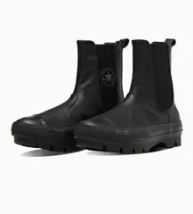 【Converse】LEATHER ALL STAR (R) SG CHUNK SHIN-HI 1SD269 BLACK コンバース レザー オールスター  チャンク ブラック サイドゴアブーツ メンズ レディース スニーカー 大人靴