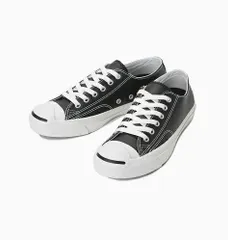 【数量限定】【CONVERSE】LEA JACK PURCELL 1B985 BLACK ブラック コンバース レザー ジャックパーセル 定番モデル コアカラー メンズ レディース スニーカー (JPN)日本正規品