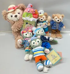【美品】ダッフィー サニー ファン ジェラトーニ シェリーメイ 6点 香港 Disney Duffy Sunny Fun パスケース キーホルダー