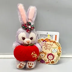 【新品・タグ付き】ディズニーシー ステラ・ルー　ぬいぐるみチャーム りんご ダッフィー＆フレンド