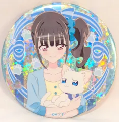 ブルジュラ わんだふるプリキュア! ホログラム缶バッジ第2弾 猫屋敷まゆ・ユキ（ネコver.)