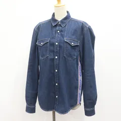 ITJSB62MTXAC GIVENCHY ジバンシー デニム サイドロゴテープ ジャケット BM606K5068 サイズM メンズ トップスのサムネイル
