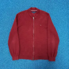 トミーヒルフィガー ニットジップアップM