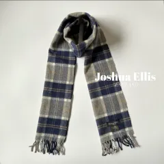 Joshua Ellis / ラムズウール　タータンチェック　マフラー
